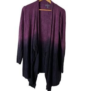 Barefoot Dreams Cardigan Womens S/M Purple Chic Lite Calypso Wrap